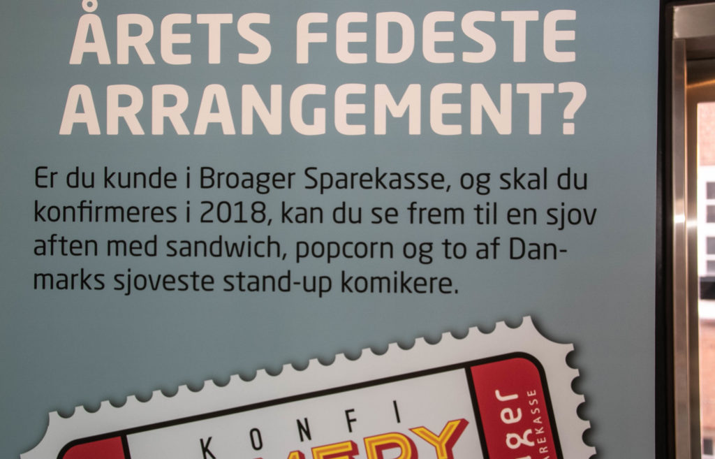 Til Konficomedy med Broager Sparekasse © SønderborgNYT
