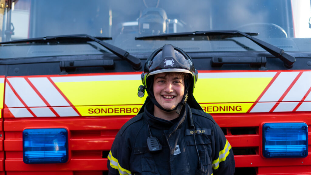 Brandøvelse. Foto: BACHs Foto