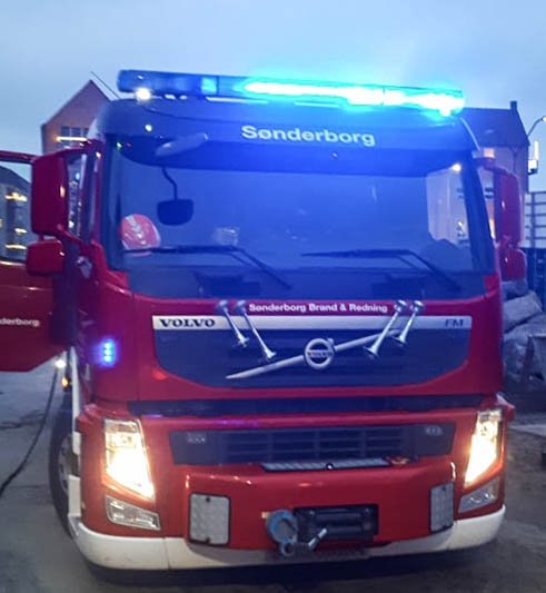 Røg fra container © SønderborgNYT