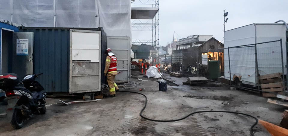 Røg fra container © SønderborgNYT