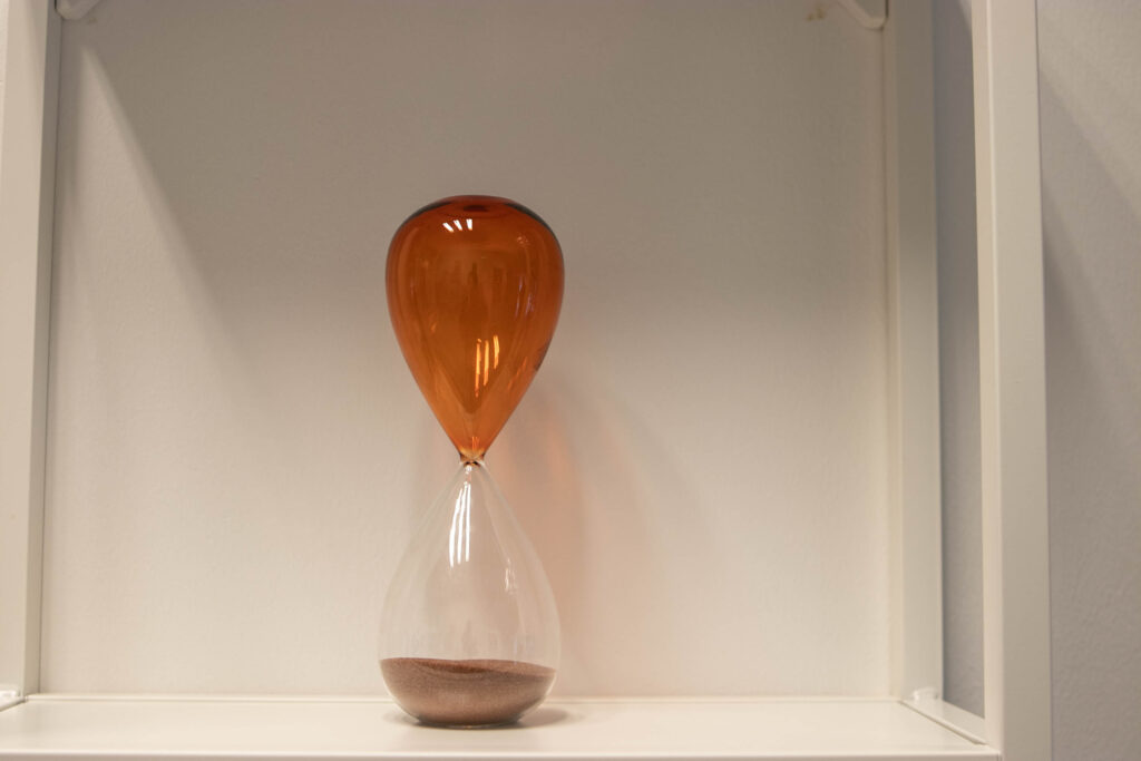 Timeglasset. Foto: Ole Kæhler