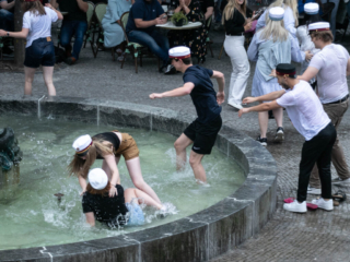 Eksamensfejring. Foto: Ole Kæhler