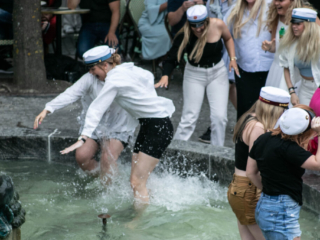Eksamensfejring. Foto: Ole Kæhler