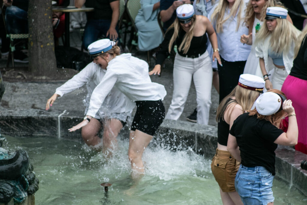 Eksamensfejring. Foto: Ole Kæhler