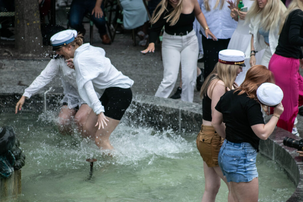 Eksamensfejring. Foto: Ole Kæhler