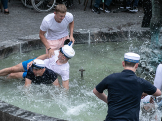 Eksamensfejring. Foto: Ole Kæhler