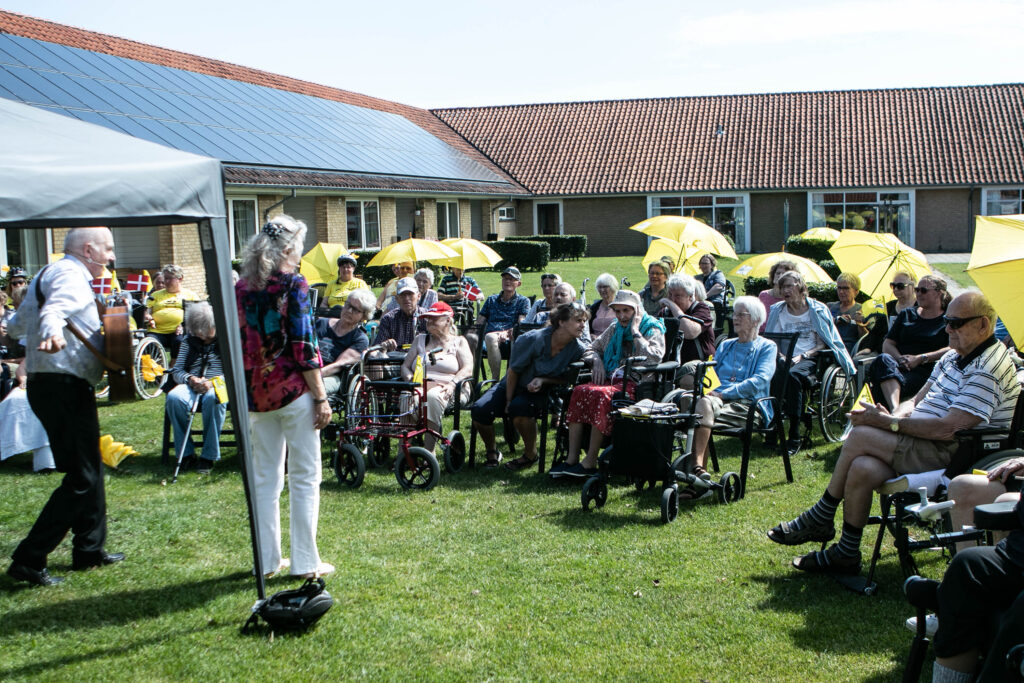Gul fest. Foto: Ole Kæhler