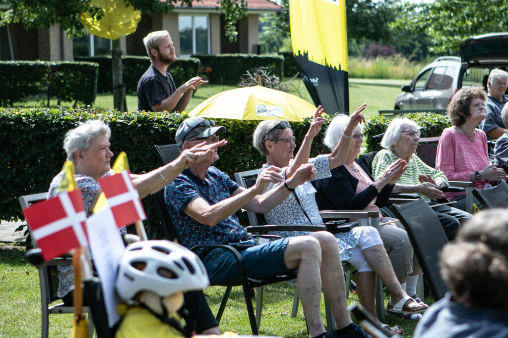 Gul fest. Foto: Ole Kæhler