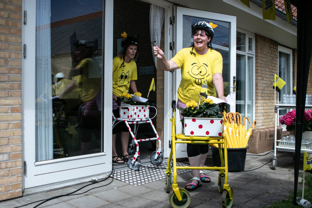 Gul fest. Foto: Ole Kæhler