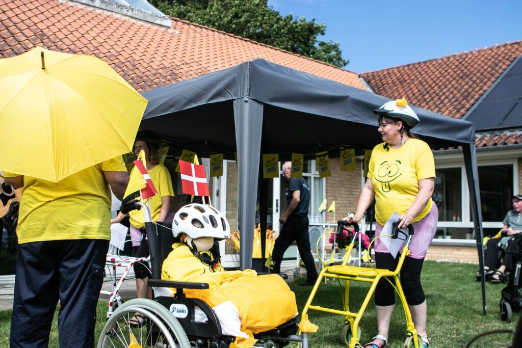 Gul fest. Foto: Ole Kæhler