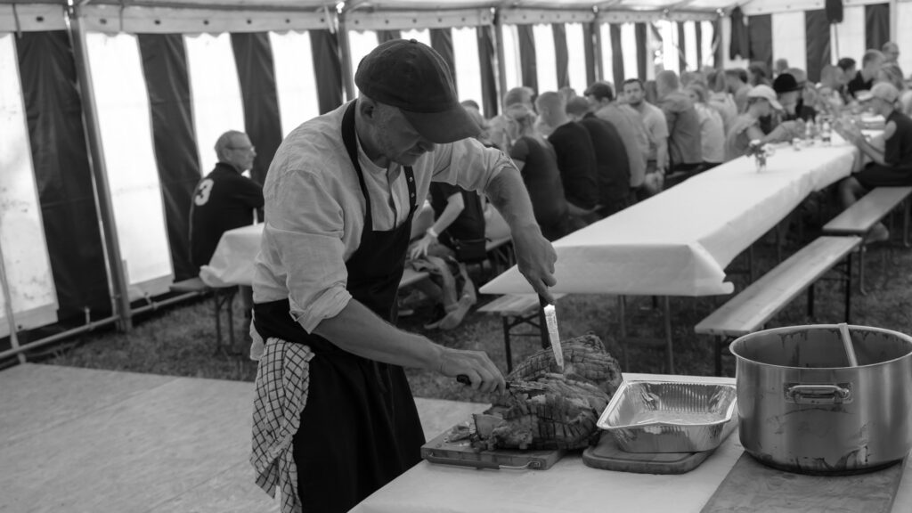 Fest på Kær. Foto: Bachs Foto