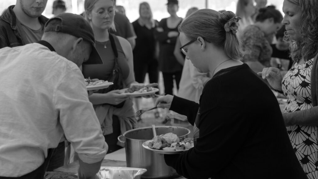Fest på Kær. Foto: Bachs Foto