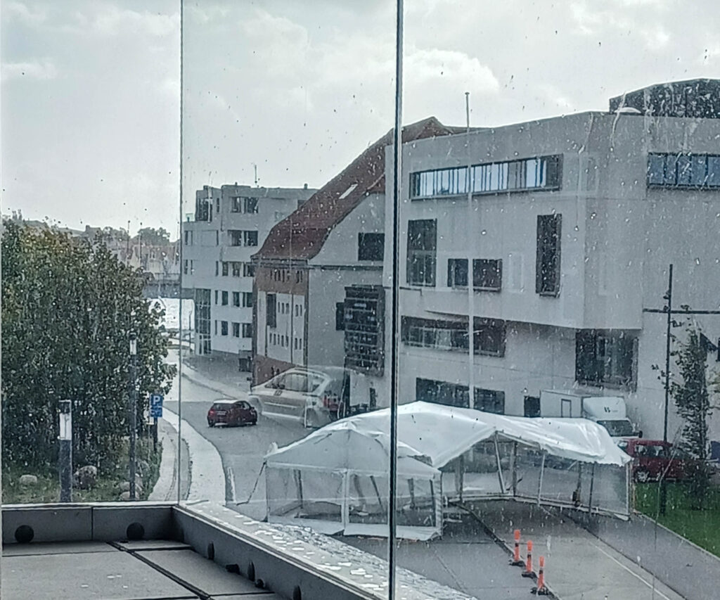 Flyvende telt. Foto: Daniel Møller