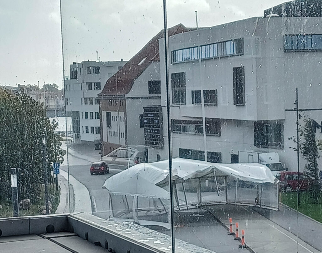 Flyvende telt. Foto: Daniel Møller
