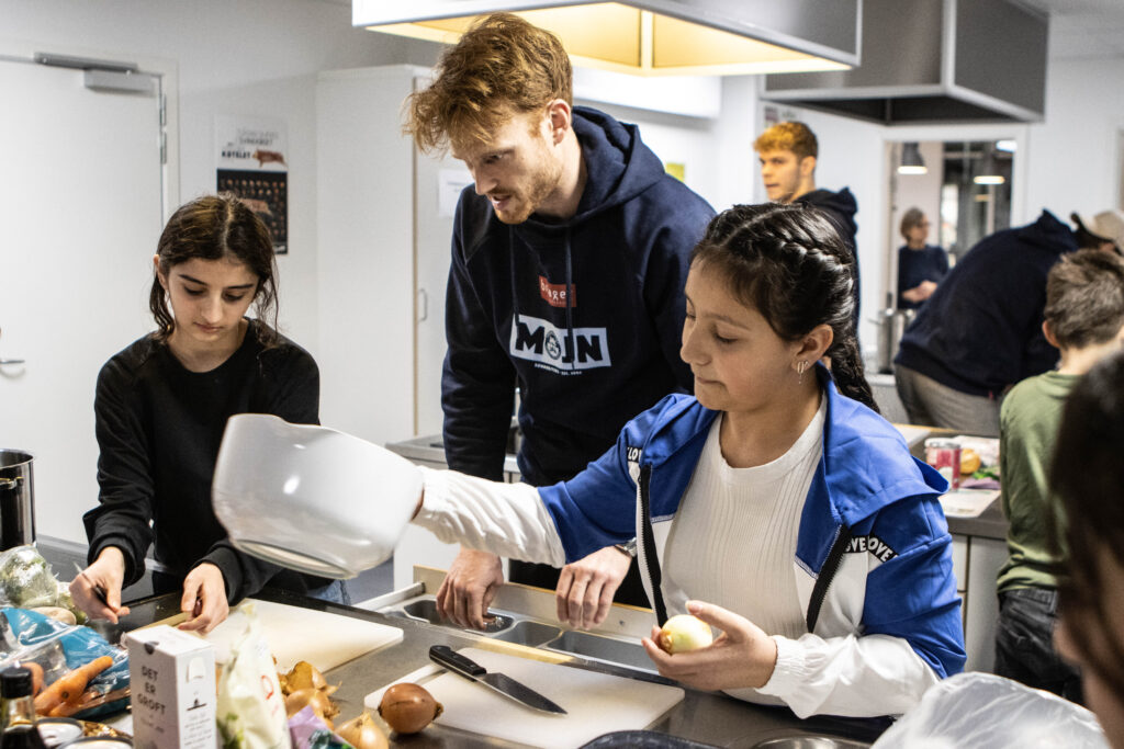 Kokkeholdet. Foto: Ole Kæhler
