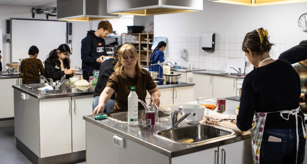Kokkeholdet. Foto: Ole Kæhler