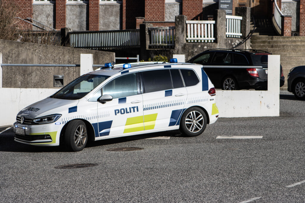 Politi i Borgen. Foto: Ole Kæhler