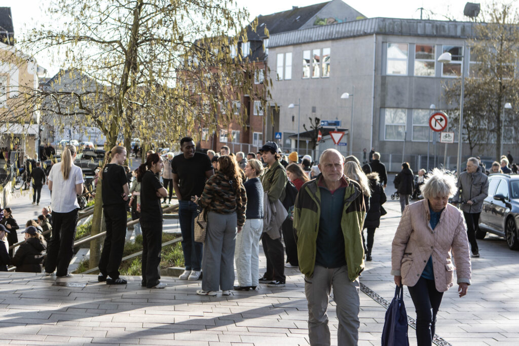 Politi i Borgen. Foto: Ole Kæhler