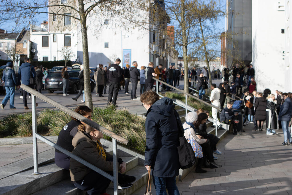 Politi i Borgen. Foto: Ole Kæhler