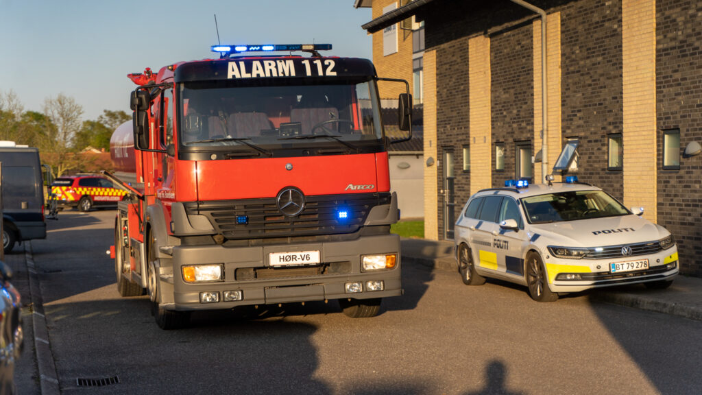 Kollegiebrand. Bachs FOTO
