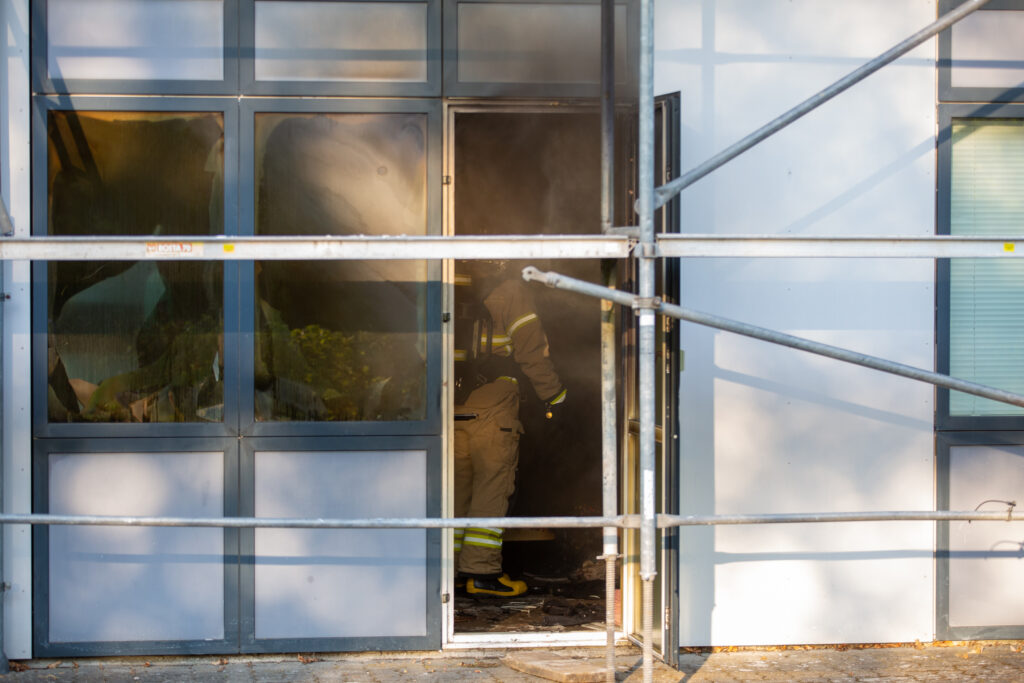 Kollegiebrand. Bachs FOTO