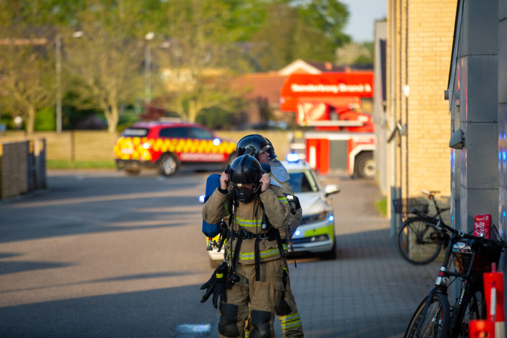Kollegiebrand. Bachs FOTO