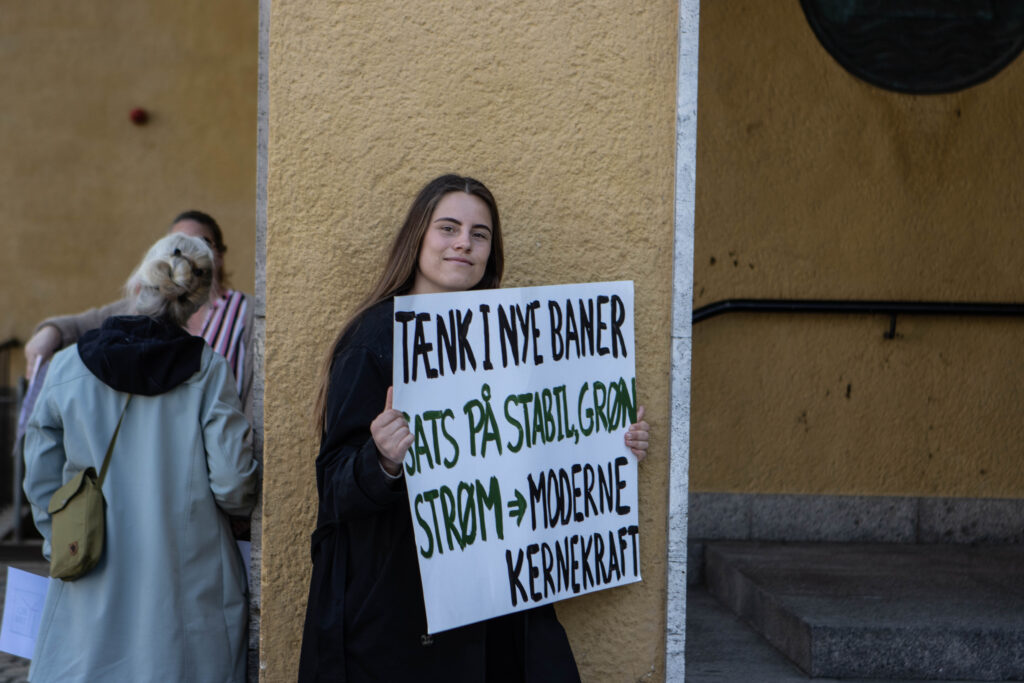Vindmølleprotest. Foto: Ole Kæhler