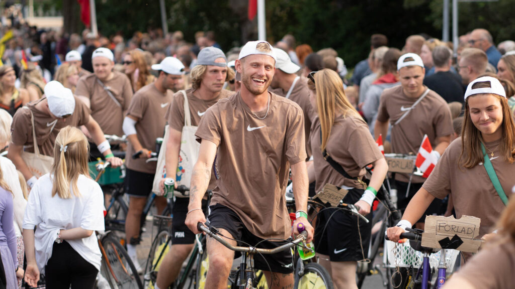 Cykeloptog. Bachs FOTO