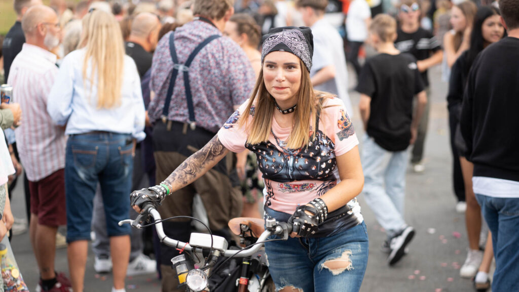 Cykeloptog. Bachs FOTO