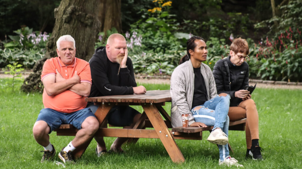 Parkunderholdning. Foto: Ole Kæhler
