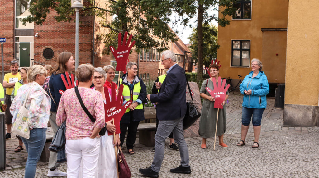 Protester. Foto: Ole Kæhler