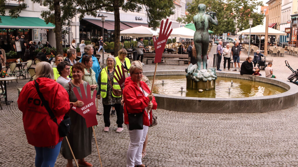 Protester. Foto: Ole Kæhler