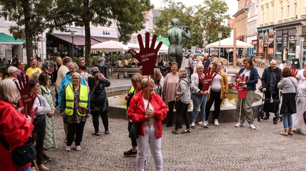 Protester. Foto: Ole Kæhler