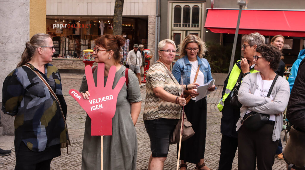Protester. Foto: Ole Kæhler