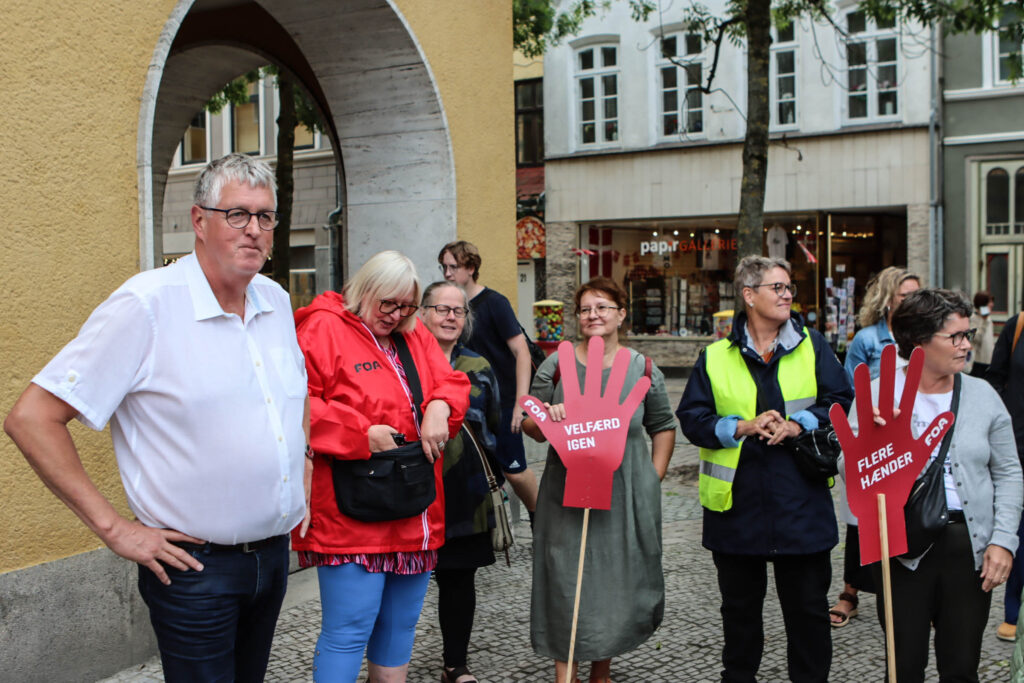 Protester. Foto: Ole Kæhler