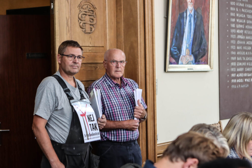 Protester. Foto: Ole Kæhler
