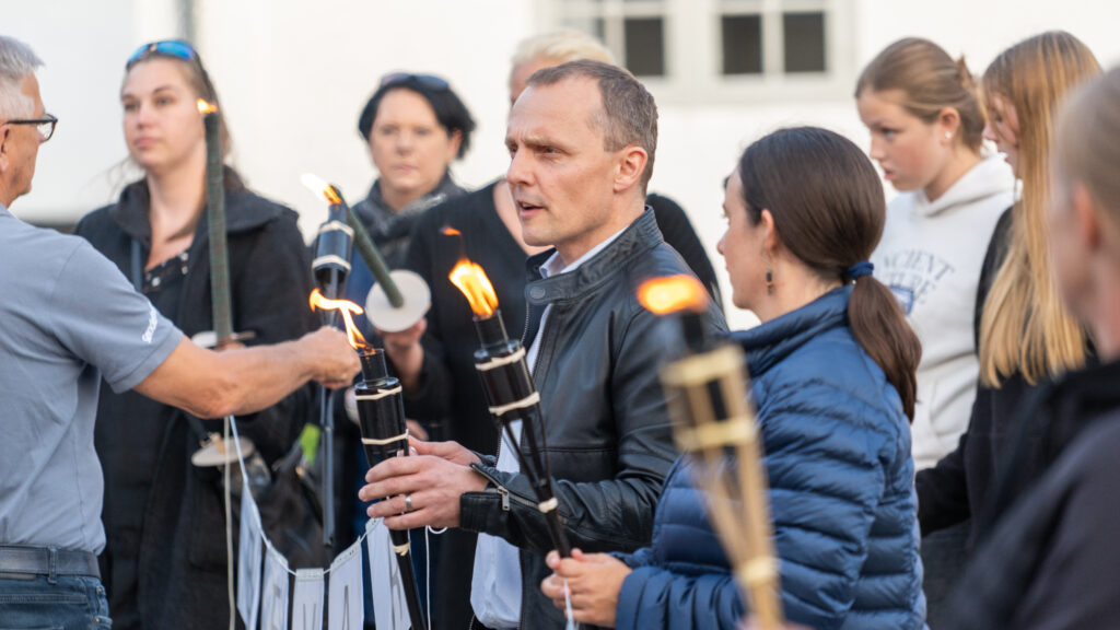 Skoledemo. Bachs FOTO