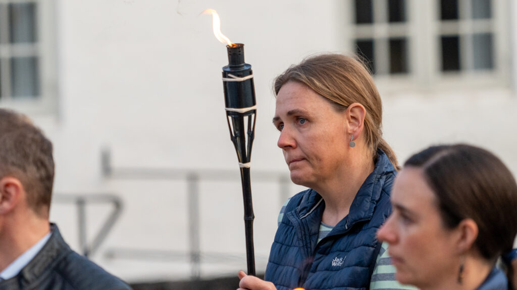 Skoledemo. Bachs FOTO