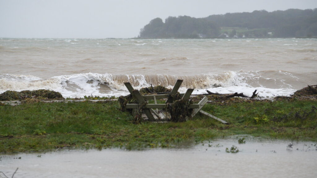 Stormflod. Bachs FOTO