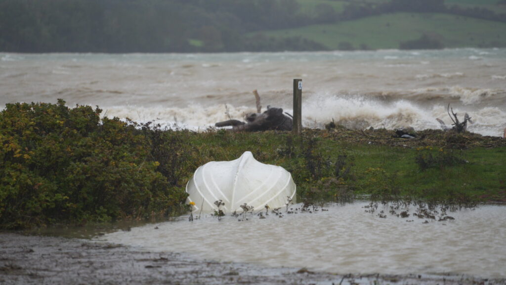Stormflod. Bachs FOTO