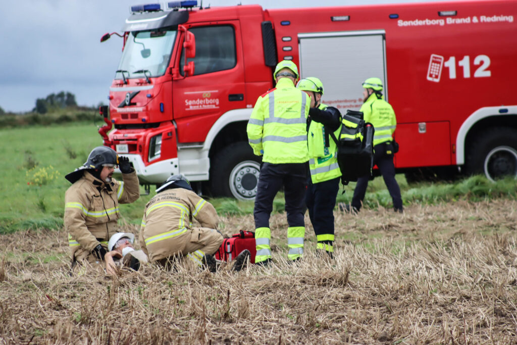 Redningsøvelse. Foto: Ole Kæhler