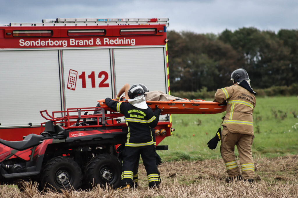 Redningsøvelse. Foto: Ole Kæhler