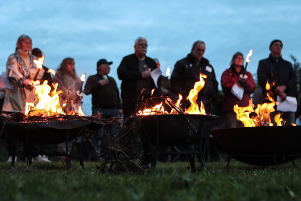 Bavnebål. Foto: Ole Kæhler