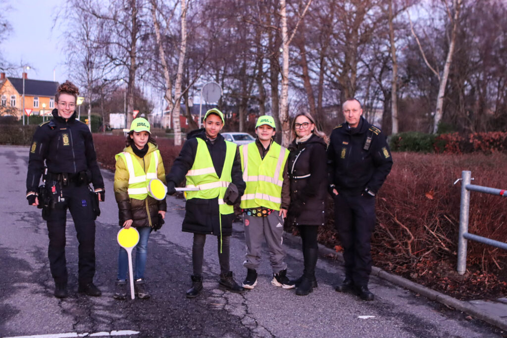 Tak til Skolepatruljer. Foto: Ole Kæhler
