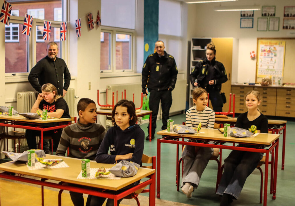 Tak til Skolepatruljer. Foto: Ole Kæhler