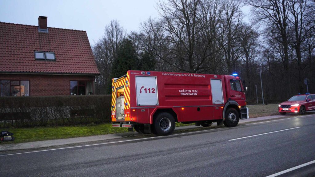 Brand ved Gråsten. Bachs Foto