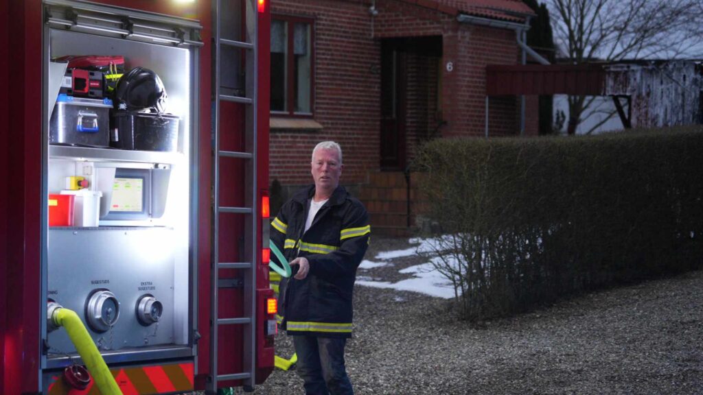 Brand ved Gråsten. Bachs Foto