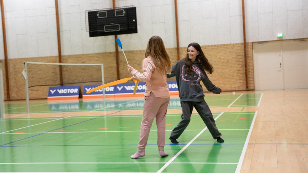 Sjov med badminton. Bachs Foto