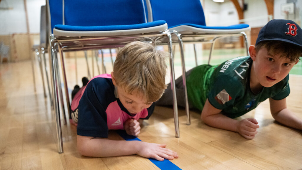 Sjov med badminton. Bachs Foto