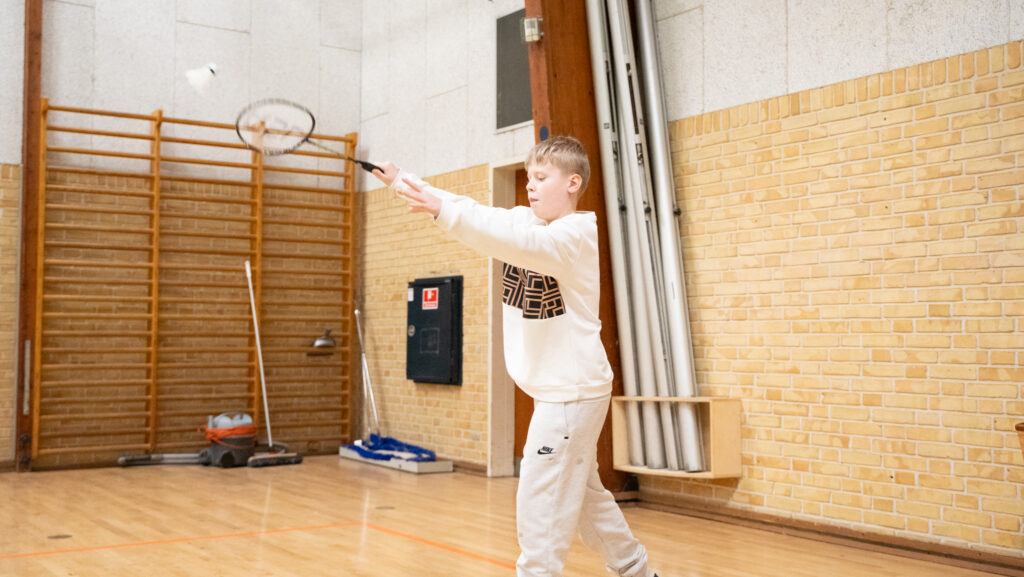 Sjov med badminton. Bachs Foto